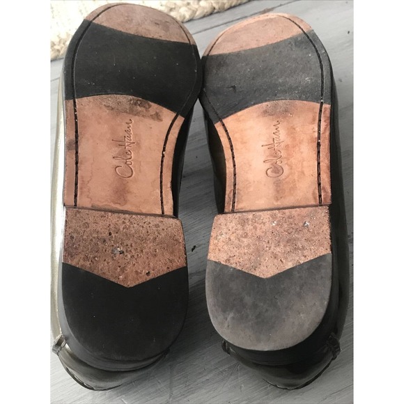 Cole Haan Soft Gold Patent Leather Penny Loafer Mens Sz 11 D29538 - Picture 11 of 12